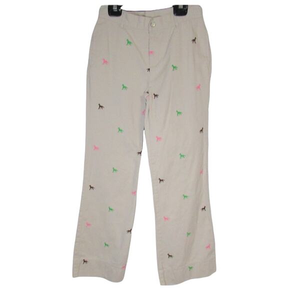 Hartstrings Khaki pants with embordered horses - Picture 3 of 3